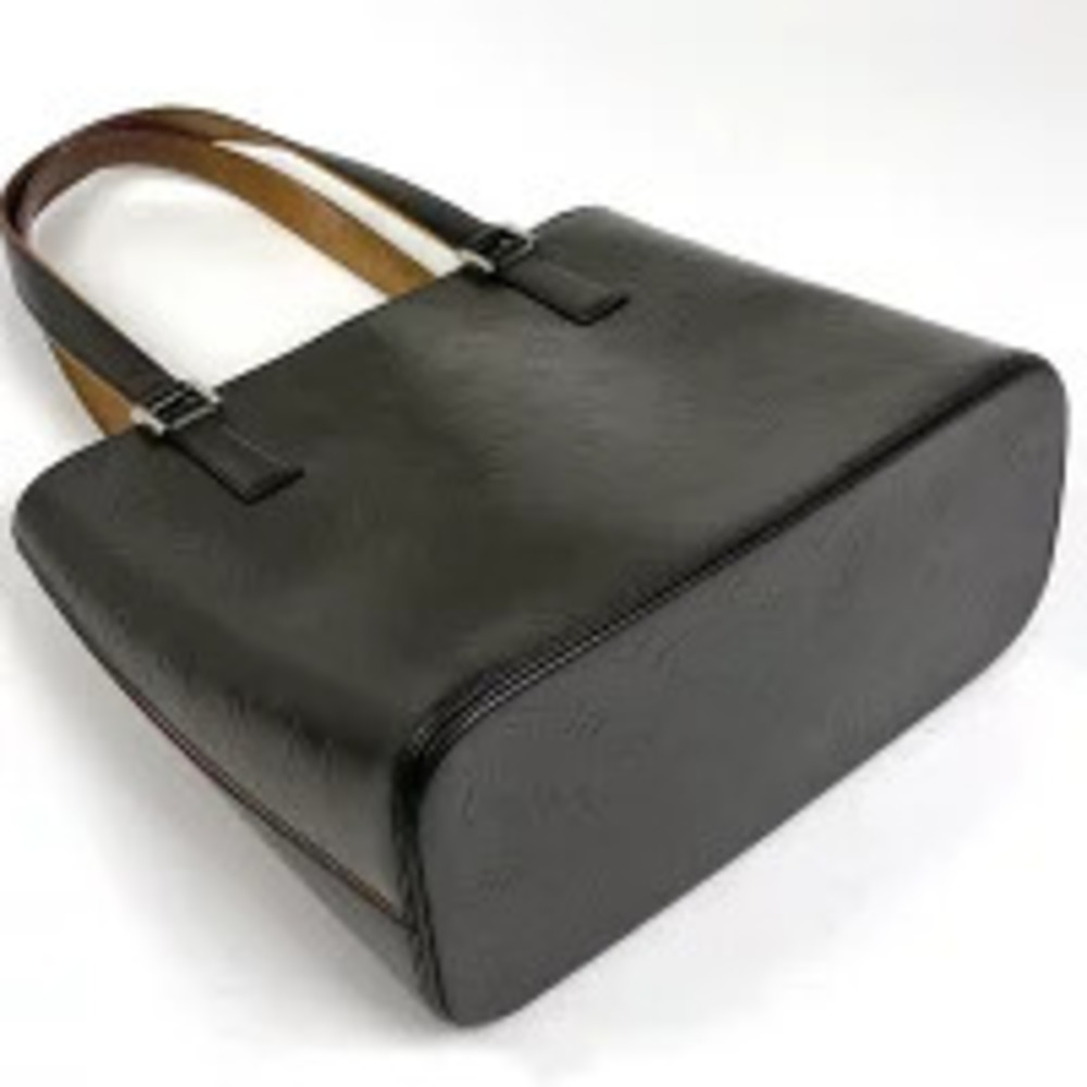 Louis Vuitton Black Tote Stockton Bag Noir Shoulder Handbag Monogram Matte